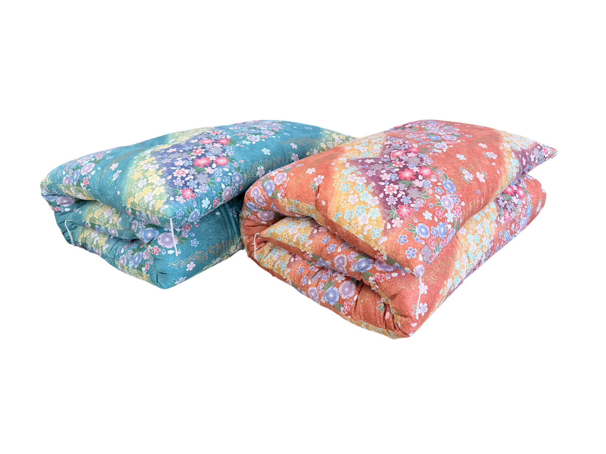 合格記念002/限定4枚】職人手造り木綿敷布団 シングル100cm×210cm 色柄