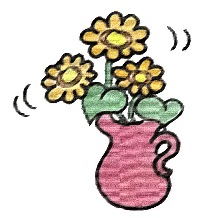 健康敷布団に使っている「温泉綿」を花瓶に入れてみてください。花が長持ちします。