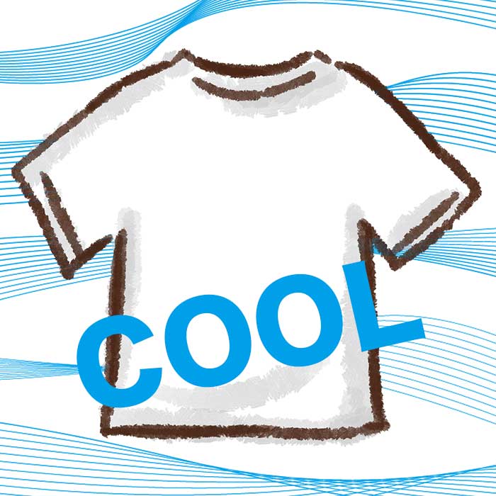 無膜ウレタンを使用している下着やシャツは麻繊維のように気化熱を利用してへつを奪い取るので涼しい機能があります。無膜ウレタン素材の敷布団は接触冷感で涼しいです。