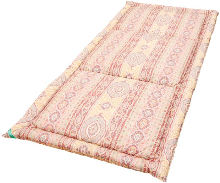 櫻道ふとん店の「カルカル敷布団」は凹凸加工のウレタンに熱い感覚のない天然繊維をのせた敷布団です。