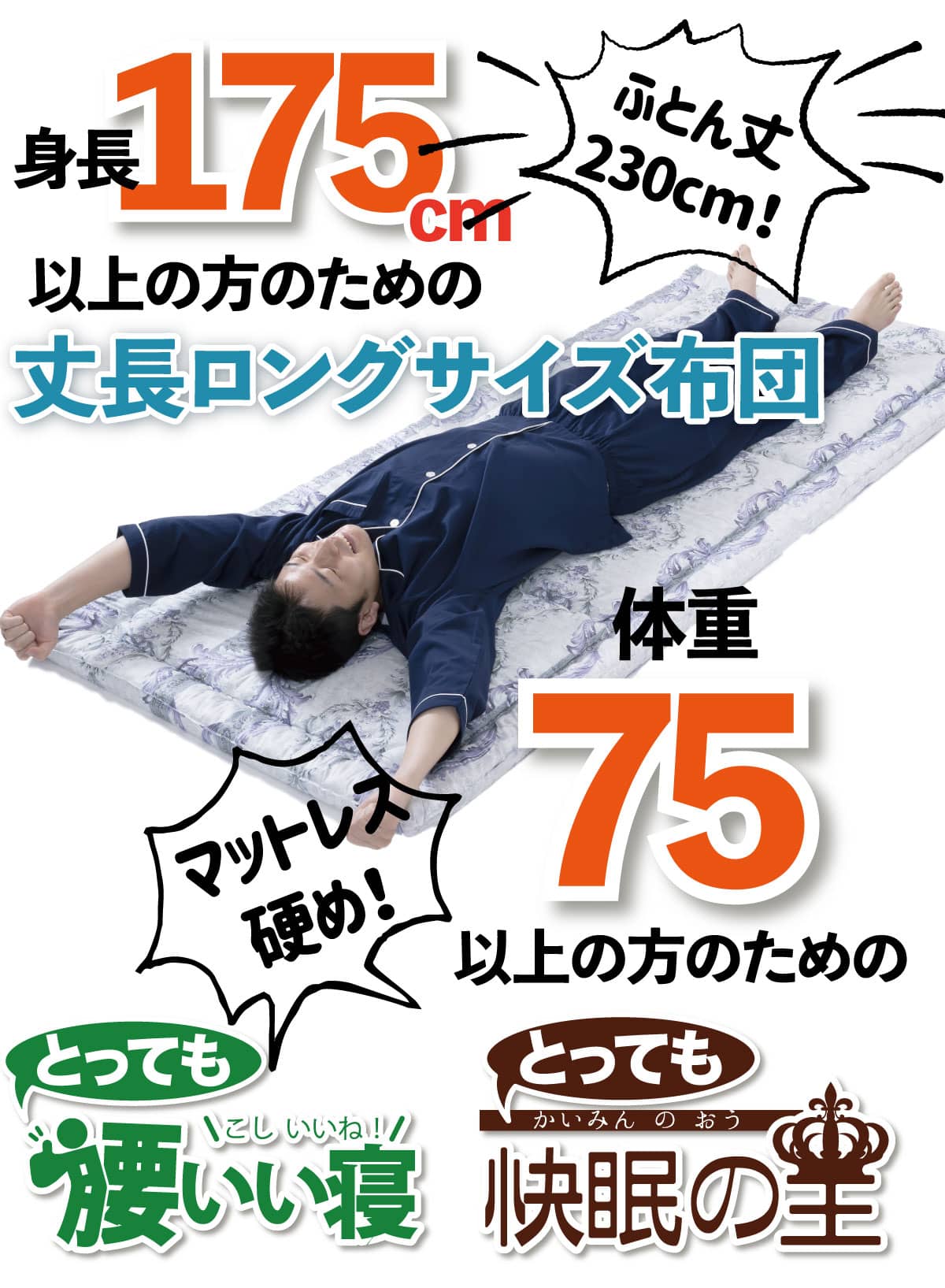 腰痛対策敷布団「腰いい寝」と、布団職人が自身の健康のために作った